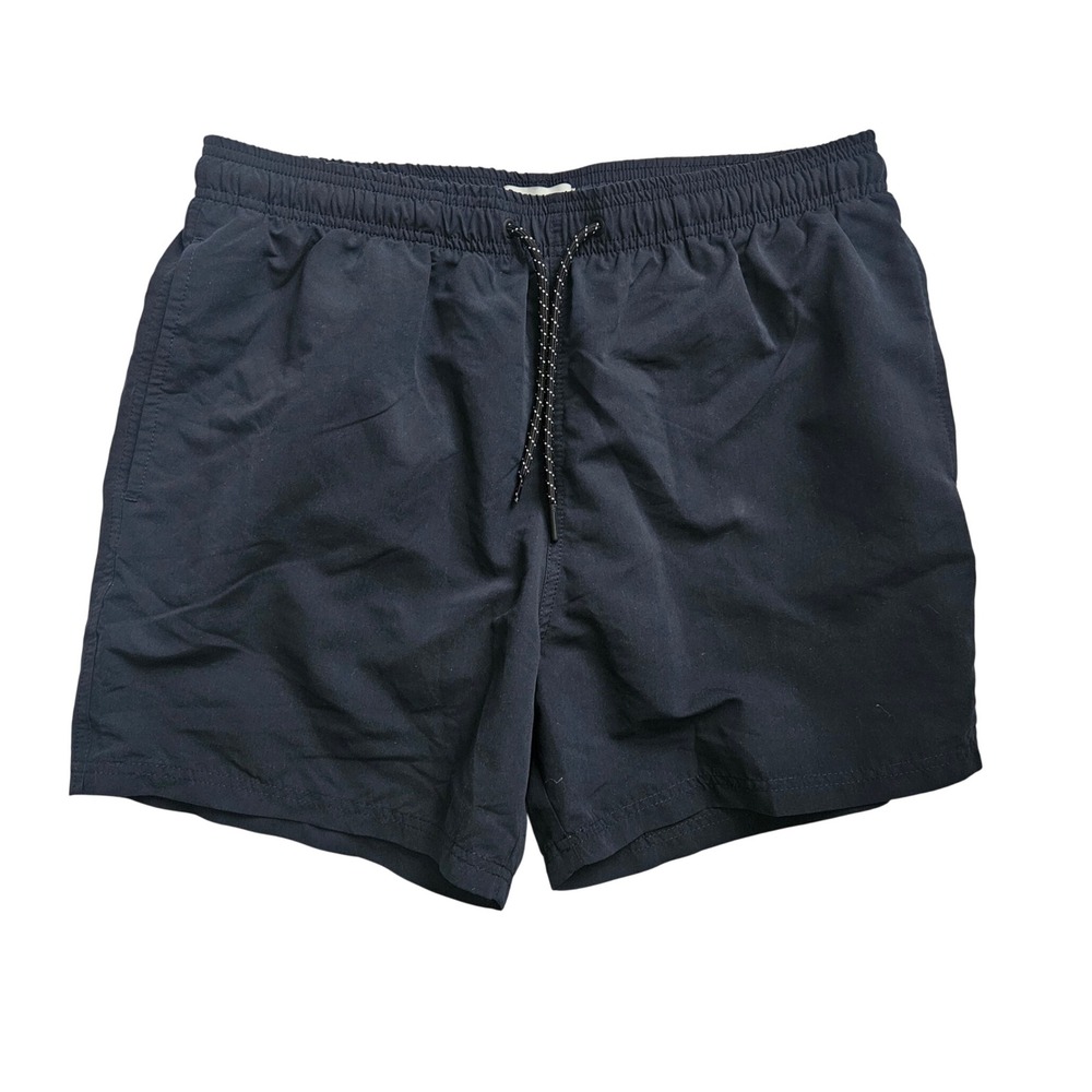 Reiss Swim Shorts Mens Large Navy Blue Elastic Waist Mesh Lined Poo Resort